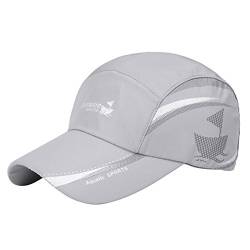 Sommerkappe Unisex Schnelltrockend Sonnenhut Ultradünn Wasserdicht Sommercap Sonnenschutz Sonnenkappe Damen Herren Sommerhut Verstellbar Sportkappe Sommer Wandern Snapback Cap Sport Golf Outdoor von XGOPTS