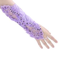 XGOPTS Spitzenhandschuhe Damen Mädchen Handschuhe Hochzeit Fingerlose Brauthandschuhe Spitze Elegant Abendhandschuhe Lang Kurz Fäustlinge Vintage Gestickt HochzeitAccessoires Abschlussball Cosplay von XGOPTS