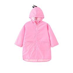 XIADUOBAAN Regenjacke Kinder Wasserdicht Atmungsaktiv mit Kapuze Regenjacke Kinder Ungefüttert Regenmantel Jungen Mädchen Faltbar Regenmantel Kinder Mit Tasche Muster Outdoor Regenponcho von XIADUOBAAN