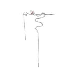 Koreanische Neue Elegante Wicklung Schlange Geformte Quaste Blinken Haar Clip Haarnadel Zubehör Kopfschmuck Haar Für N4s0 von XIAOBAN