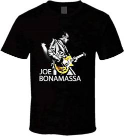XIAOLING Shui Joe Bonamassa Herren T-Shirt, Schwarz, Farbe04, S von XIAOLING