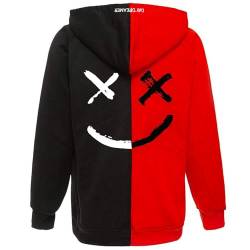 XIAOYAO Hoodie Herren Techwear Kapuzenpullover Hip Hop Long Sleeve Streetwear Urban Pullover Unisex Casual von XIAOYAO