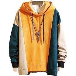 XIAOYAO Hoodie Herren Techwear Kapuzenpullover Hip Hop Streetwear Urban Pullover Unisex Casual von XIAOYAO