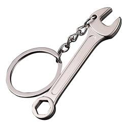 Schlüsselanhänger Damen Herren Kreativer Schlüsselanhänger Schlüsselanhänger Metallwerkzeug Kreativer Schlüsselschlüssel Kette Schlüsselanhänger Personalisiert Filz (D, One Size) von XICEN