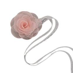 XINGLIDA Damen Handgelenk Rose Corsagen Zauberhafte Sommer-Vibe Geschenk für Brautjungfer Französisch Handgelenk Corsage mit Perlen für Hochzeit (6#) von XINGLIDA