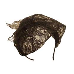 XINGLIDA Elegantes halbes Haarband, Party-Haarband, modischer Netz-Kopfschmuck, Kostümzubehör, Haarband, weiblich, Festival-Kopfbedeckung (LS#) von XINGLIDA
