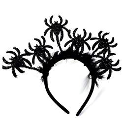 XINGLIDA Haarband, Fledermaus-Stirnband für Damen, Halloween, Tiaras, Krone, Gothic-Stirnband, Haarreifen, Fotoshooting, Haarbänder, Gothic-Haarschmuck (A#) von XINGLIDA