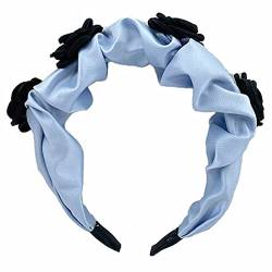 XINGLIDA Haarband für Damen, Rosen-Stirnband, 5,8 cm breit, Blumen-Haarreif, Party-Kopfschmuck, Mädchen, süßes Hochzeitshaarband, Kopfschmuck (BL#) von XINGLIDA