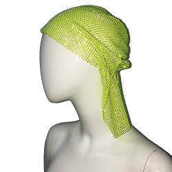 XINGLIDA Modisches, glänzendes Strass-Kopftuch für Damen, atmungsaktives Netz-Stirnband, Nachtclub-Haarschmuck (GN#) von XINGLIDA