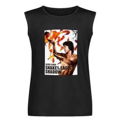 Cool Jackie CHAN Movie Poster Fashion Mens Tshirt Men's Vests Tank Tops O-Neck 100% Cotton Undershirts Unisex Sleeveless T-Shirt M von XINGYUE STAR