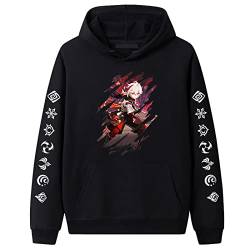 XINTAYEL Genshin Impact Hoodie Anime Kaedehara Kazuha Cosplay Kostüm Bedrucktes Langarm-Sweatshirt Pullover Jacke Tops für Unisex von XINTAYEL