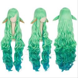 Game LOL Soraka Star Guardian Cosplay Wig 100cm Long Heat Resistant Synthetic Hair Wig + Wig Cap von XINYIYI