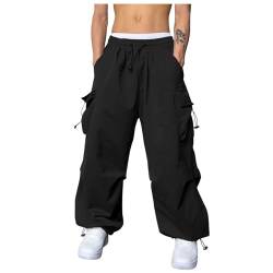 Gutschein Amazon Last Minute Angebote, Sommer Cargohose Herren Hosen Herren Outdoor Hose High Waist Tasche Kordelzug Overalls Freizeithose Herren Cargohose Herren Baggy Herren Sommerhose Leicht von XINYUNZU