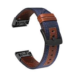 XIRIXX 26 22 mm Leder-Smartwatch-Armband für Garmin Fenix 7 7X 6 6X Pro 5 5X Plus Epix Armband, Schnellverschluss-Armband, Zubehör, 22mm For Fenix 6 6Pro, Achat von XIRIXX