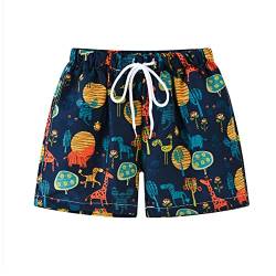 XIVISTO Jungen Strandhose Kinder Sommer Badeshorts Schnelltrocknend Boardshorts mit Verstellbarem Tunnelzug Strand Schwimmen Shorts von XIVISTO