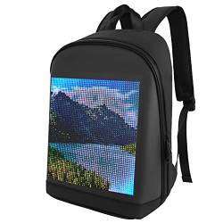 XIYINLI LED-Farbbildschirm, anpassbarer Rucksack, Reisetasche, Schultasche für Männer, Frauen, Studenten von XIYINLI