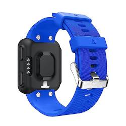 YIYOU Silikonbänder kompatibel mit Garmin Forerunner 35 Smart Watch Band Ersatzarmband Armband kompatibel mit Garmin Forerunner 35 (Color : Blue) von XJBCOD