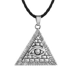 XJruixi Retro slawisches Amulett Anhänger Sonne Talisman Halskette für Männer Frauen Halsketten Anhänger Symbol des Gottes Yarila Heidnischer Schmuck von XJruixi