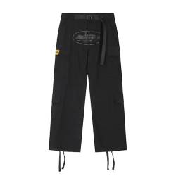 Men's Cargo Trousers High Waist Straight Minus Two Cargo Short Trousers Y2K Minus Two Trousers, Y2K High Waist Straight Loose Cargo Jeans, Retro Cargo Joggers Street Pocket Casual Trousers von XKPhframe