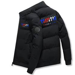 Trapstar Jacke Winter,Trapstar junge teenager winterjacke,warm,leichte,Trapstar übergangsjacke,Trapstar cottonjacken für Herren,Männer Stehkragen Jacke Winter Männer Mantel von XKPhframe