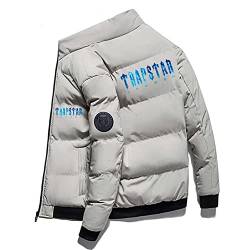 Trapstar Jacke Winter,Trapstar junge teenager winterjacke,warm,leichte,Trapstar übergangsjacke,Trapstar cottonjacken für Herren,Männer Stehkragen Jacke Winter Männer Mantel von XKPhframe