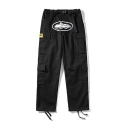 Y2K Men's 2023 Cargo Short Trousers, Minus Two Cargo Short Trousers Minus Two Straight Short Trousers Street Pocket High Waist Printed Hip Hop Men's Cargo Trousers High Waist Straight von XKPhframe