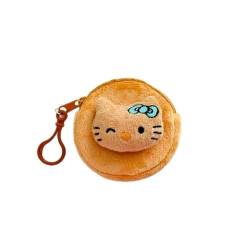 XLCTT Cartoon Lächeln Gesicht Tasche Keychain Kopfhörer Kabel Null Brieftasche Mini Plüsch Schlüsselanhänger, 2, Einheitsgröße von XLCTT