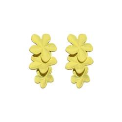 Ohrringe gelbe und weiße Farbe Blume Ohrringe für Frauen Mädchen süß baumeln tropfen Ohrring Sommer Mode Schmuck Geburtstagsgeschenke von XLTEAM