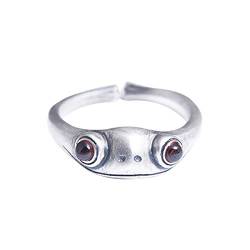 Ringe Frauen Retro Verstellbarer Geschenkring Design Tier kreativ für Frauen Schmuck Ringe Ringe (Multicolor, One Size) von XNBZW