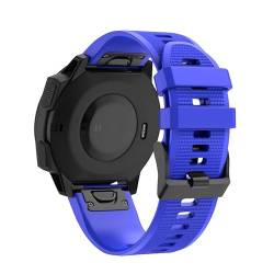 XNWKF 20 22 26 mm Smartwatch-Armband für Garmin Fenix 7S 7 7X 6 6S 6X Pro 5X 5 5SPlus 3HR 945 MK2 D2 Schnellverschluss-Armband aus Silikon, 26mm Fenix 6X 6X Pro, Achat von XNWKF