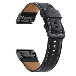 XNWKF 22 mm Leder-Uhrenarmband für Garmin MARQ Serie/Instinct/Epix/Approach S60, einfache Passform, Schnellverschluss-Armband, For Marq, Achat von XNWKF