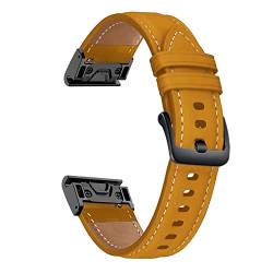 XNWKF 22 x 26 mm Schnellverschluss-Smartwatch-Armbänder für Garmin Fenix 7X 7 6 6X Pro 5X 5Plus 3HR 935 945, Lederarmband, For Fenix 6X 6X Pro, Achat von XNWKF
