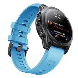 XNWKF 22 x 26 mm Silikon-Sportarmband für Garmin Fenix 6X 6 Pro 7X 7 5X 5 3 3HR 935 Descent G1 Smartwatch Herren Schnellverschluss-Armband, For Tactix 7 Pro-Fenix7X, Achat von XNWKF