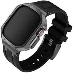 XNWKF Silikon-Uhrenarmband-Hülle, für Apple Watch 45 mm, 44 mm, 49 mm, 41 mm, 40 mm, stoßfeste Uhrengehäuse, Ersatzzubehör, 41 mm, Achat von XNWKF