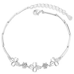 XOUDKE Armband für Damen, Glücksarmband, Freundschaftsarmband, Knöchel-Armband, Muttertagsgeschenk für Mama, Schmuck Freundschaft Geschenke für Frauen, Armband Damen von XOUDKE