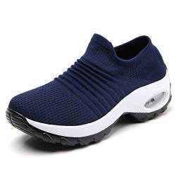 Damen Sportschuhe Laufschuhe Trekking rutschfest Fitness Komfort Fashion Schuhe Blau Größe 39 von XPERSISTENCE