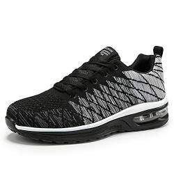 Sneaker & Sportschuhe für Herren Laufschuhe Running Walking Shoes Gemütlich Air Cushion Schwarz Größe 41 von XPERSISTENCE