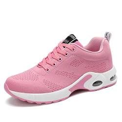 XPERSISTENCE Damen Straßenlaufschuhe Turnschuhe AIR Atmungsaktiv rutschfeste Laufschuhe Fitness Sportschuhe Sneaker Pink 35 EU von XPERSISTENCE