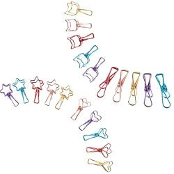 XPE 20 PCS Klammer metallklammern klammern für tüten Foto Clip Halter Klammer deko wäscheklammern Metall Wiederverwendbare heftklammern von XPEX