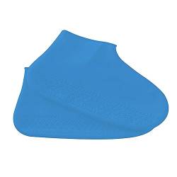 XPEX 1 PAIR wasserdichte schuhüberzieher silikon wasserdichte überschuhe silikon überschuhe shoe cover silikon-überschuhe regenüberschuhe silikon uberziehschuhe(Blau L) von XPEX