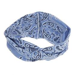 XPIT Sommer Böhmische Haarbänder Frauen Stirnbänder Vintage Kreuz Turban Bandage Bandanas Haarbänder Haarschmuck (Color : Style C) von XPIT