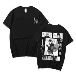 Jujutsu Kaisen T-Shirts Toji Fushiguro Muster Top Fushiguro Sommer Kurze Ärmel T-Shirts Rundhalsausschnitt Top Jujutsu Toji Fushiguro T-Shirts für Anime-Liebhaber von XSLGOGO