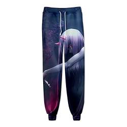 Unisex Anime Darling in The FRANXX Hose Code:002 Jogginghose Zero Two Graphics Haremshose mit elastischer Taille und Kordelzug von XSLGOGO