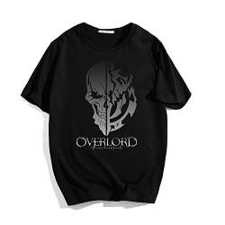 XSLGOGO Anime Overlord T-Shirt Ainz Ooal Gown Print Tops Sommer Kurzarm Freizeithemd Damen Herren von XSLGOGO