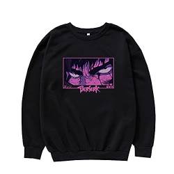 XSLGOGO Männer Frauen Berserk Hoodie Guts Cartoon Grafik Cosplay Pullover Herbst Winter Pullover Sweatshirt Für Anime Berserk Fans von XSLGOGO