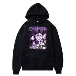 XSLGOGO Unisex Jujutsu Kaisen Choso T-Shirt Choso Langarm Kapuzenpullover Choso Cosplay Kostüm von XSLGOGO