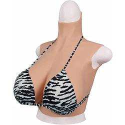 XSWL Silikonbrustplatten gefüllt mit Silikongel Fake Breast Form Enhancers für Crossdresser Transgender Mastektomie Cosplay BH… (Nude, CCUP) von XSWL