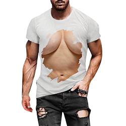 T Shirts Männer T-Shirt T-Shirts Für Herren Tshirt Shirt Muscle Tie-dye in Fashion Style Tie Dye Druck Bunte Rundhalsausschnitt Rundhals Kurze Ärmel Comfy Sportshirt Outdoor Sommer Tee Kurzarmshirt von XSZD