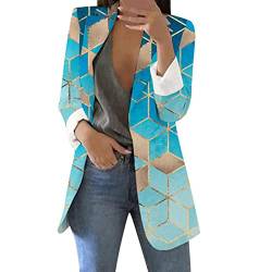 Damen Blazer Sommer Blazer Grün Damen Weihnachtspullover Damen Lederjacke Damen Shirts Damen Sommer Damen blusen Kurzarm Sommer blusen Shirt Damen Sommer Shirt Damen Damen Blazer Sportlich Elegant von XTBFOOJ