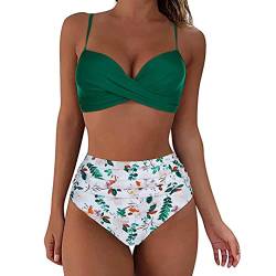 XTBFOOJ Bademantel mit Reissverschluss Damen extra lang Badeanzug Badeanzug 44 figurformend Badeanzug Damen Bikini Bikini zum schnüren bekinini bauchweg Tankini mit Shorts Bikini Cup g Bauch von XTBFOOJ